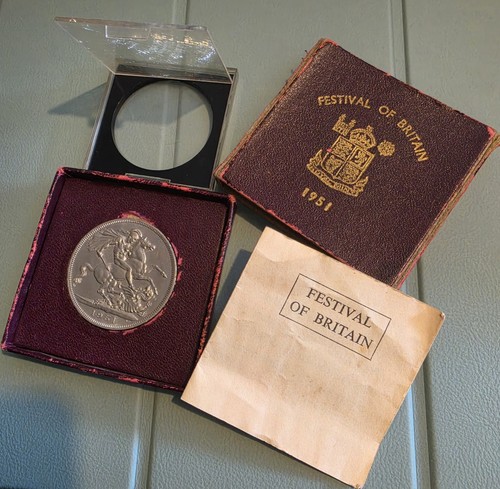 1951 festival britain crown - of,
