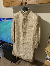 Men’s Sherwani - Size 46 Includes Kurtha And shoes