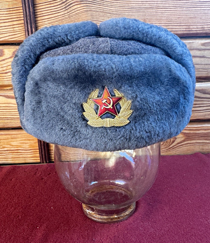Vintage soviet army - soviet, ushanka