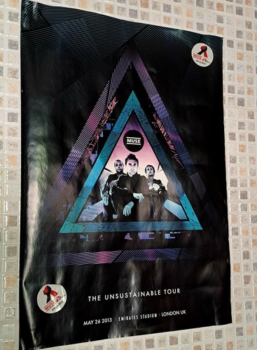 Muse concert promo - poster, from