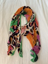 Oliver Bonas Multicoloured Animal Print Scarf