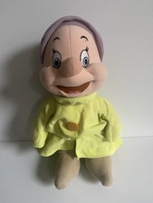 Vintage Walt Disney Dopey Standing Snow White & The Seven Dwarfs Plush Soft Toy