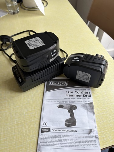 Draper 18v cordless hammer - draper,