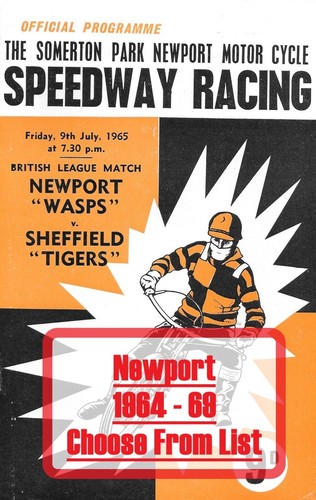 Newport speedway programmes - newport,