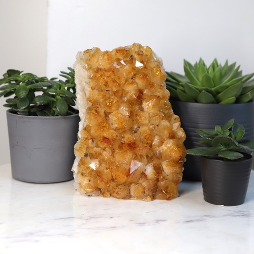 Stunning citrine geode cluster - stunning,