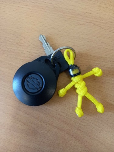 Paracord keyring yamaha - paracord, yellow
