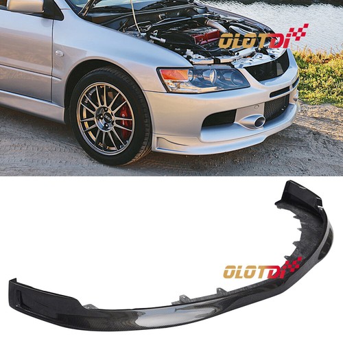 Carbon fiber front bumper lip - carbon,
