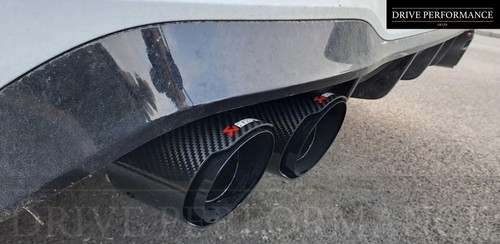 Black carbon fibre akrapovic - carbon,