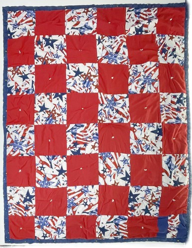 Patriotic lap quilt x - patriotic,