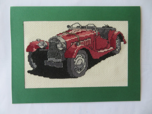 Completed cross stitch - , card