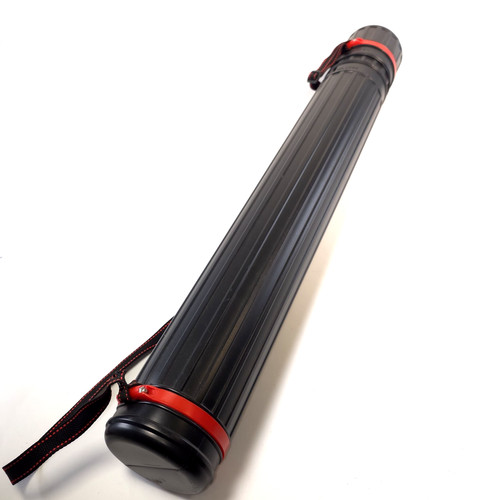 Black plastic telescopic - plastic, art