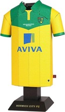 Norwich City Metal Football
