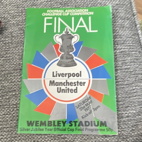Cup final programme - fa,