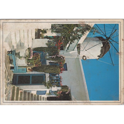 Postcard greece architecture - postcard,