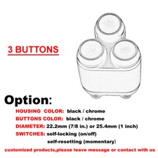 7/8" 1" Handlebar Switch