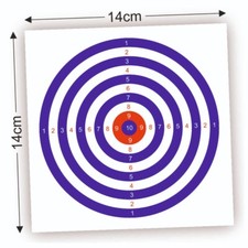 TARGETS Airgun Rifle Pistol 22 177 Target Shooting Air Gun 14cm x 25