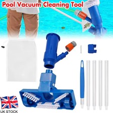 Swimming Pool Cleaner Vacuum Suction Hoover Hot Tub SPA Pond Cleaning Vacuum UK