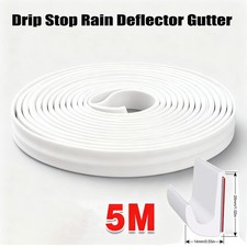 5m Drip Stop Rain Deflector Gutter Caravan Awning RV Motorhome Rain Gutter UK