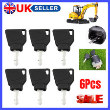 6Pcs NEW JCB 3CX Ignition Key