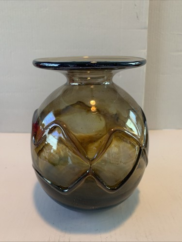 Schmidt art glass vase - vase, 5.5”