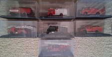 Job Lot of 7 x ATLAS EDITION 1/72 Fire Engines