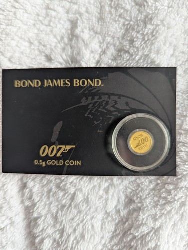 James bond gold coin - bond,