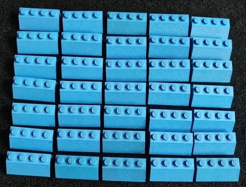 Lego blue slopes 2x4 - lego,