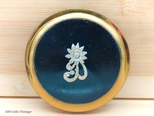 Metallic blue jewelled - blue,