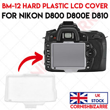 BM-12 HARD PLASTIC REAR LCD MONITOR SCREEN CLEAR COVER FOR NIKON D800 D800E D810