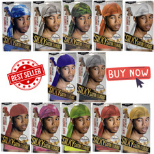 Magic Collection Men's Silky Smooth Satin Durag | Perfect Fit | All Color Range