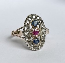 14ct Gold Diamond Ruby