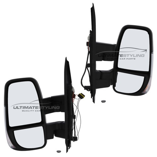Short arm wing door - short, mirrors
