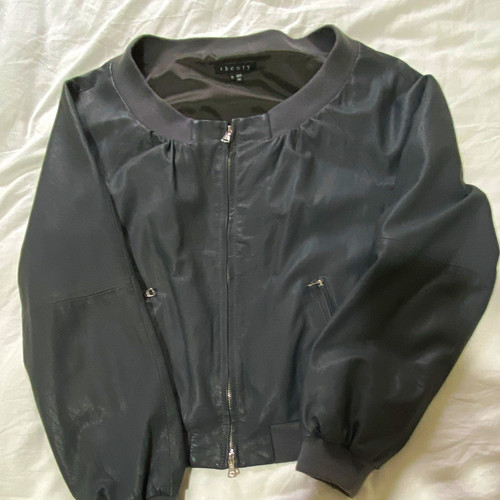 Theory women grey leather - theory,