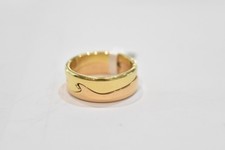 Georg Jensen Fusion 18ct Rose Gold/Yellow Gold Ring Size V