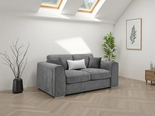 Naples sofa grey seater - grey, 2