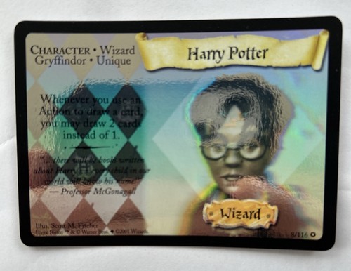 Harry potter 116 tcg holo - harry, #8/116