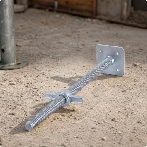 Scaffold jack with - jack,