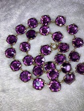 Antique Vintage Amethyst Czech