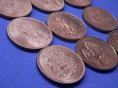 Gibraltar crowns commemorative - crowns,