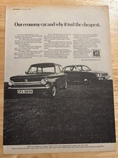 Vintage 1970 NSU Prinz 4 Ro80 Automotive Original Advert Advertising