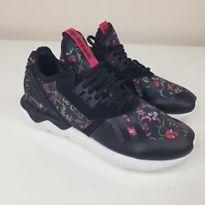 Adidas Tubular Runner Women's UK 5.5 Black Flower Pack Floral Running Shoes
