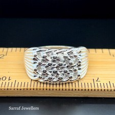 925 Sterling Silver 4 Row