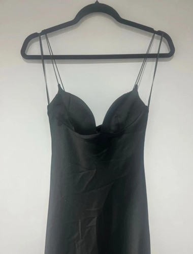 Zara long back dress size