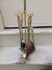 Fire Tools Fireside Set Brass