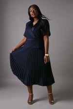 Coast Navy Midi Dress Womens Occasion Dresses