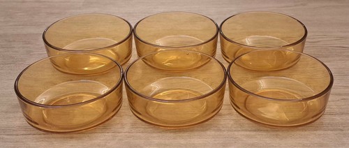 Vintage amber clear glass - amber,