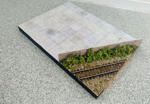 Gauge mdf diorama base - oo,