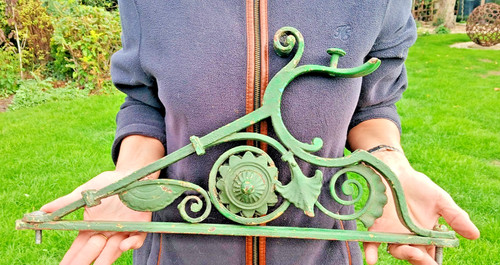 Unusual cast brass antique - cast,