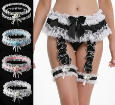 Satin Lace Garter Belts Bride