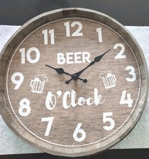 wall clock. Beer O' clock